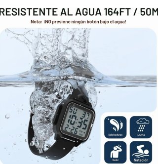 Reloj digital  negro