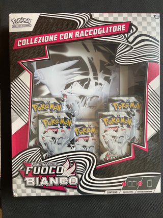 Collezione con Raccoglitore Pokémon Fuoco Bianco