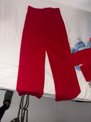 Traje de chaqueta Zara Rojo
