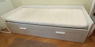 Cama Diván BRIMNES Extensible Ikea Blanca