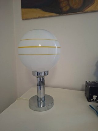 Lampada vintage vetro e metallo