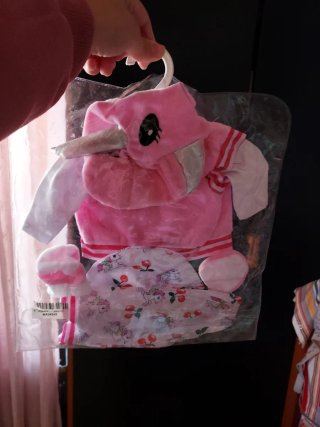 Conjunto ropa muñeca 2 kg unicornios 5 piezas.