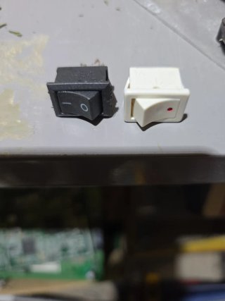 Interruptor Negro y Blanco