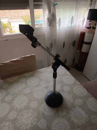 Trípode de mesa para micrófono