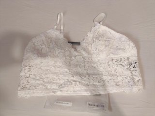 Top encaje blanco talla 3XL