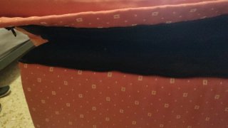 Sofá Cama de Tela Rosa