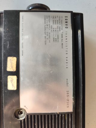 Radio Portatile Vintage Sanyo 3 Band