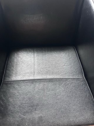 Sillón de Piel Negro