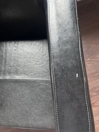 Sillón de Piel Negro