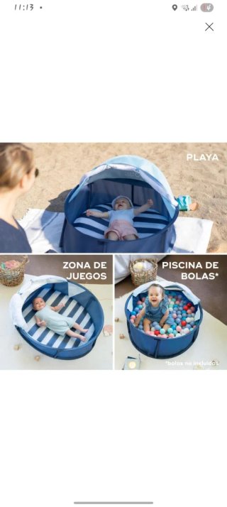 Cuna de Playa Plegable para Bebé
