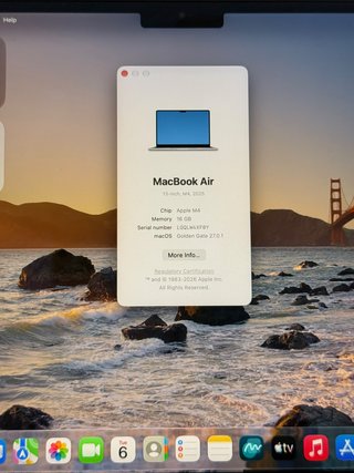 MACBOOK AIR M4 16/512 SEMINUEVO