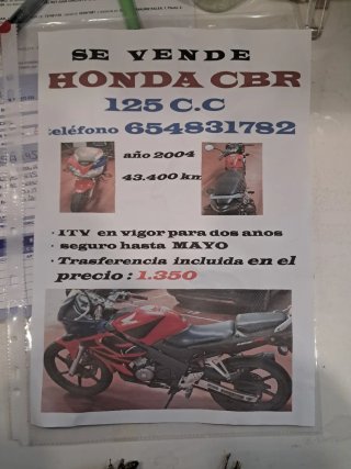 Honda CBR 125 CC 2004