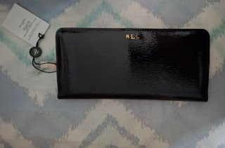 Cartera Ralph Lauren Negra Sin Uso