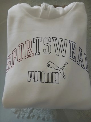 Sudadera Puma Blanca Talla S