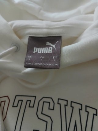 Sudadera Puma Blanca Talla S