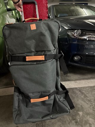 Maleta Viaje Grande de Tela con Ruedas (talla L)