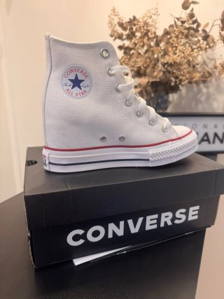 Zapatillas Converse con Cuña Blancas