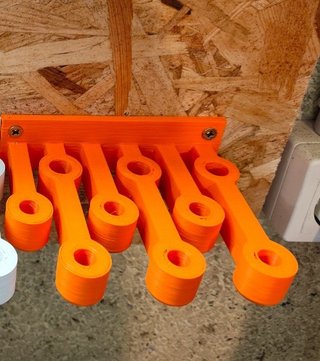 2 Soportes para pared para 15 destornilladores