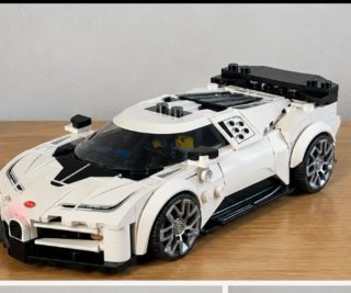 LEGO white bugatti nice for collection