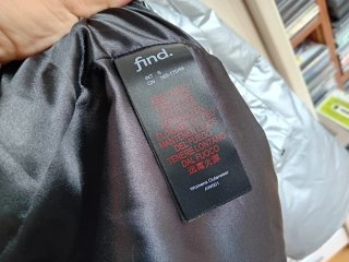 Cazadora find Plateada Talla L