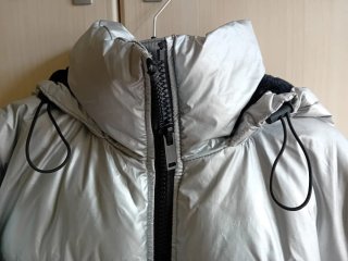 Cazadora find Plateada Talla L