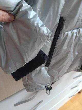 Cazadora find Plateada Talla L