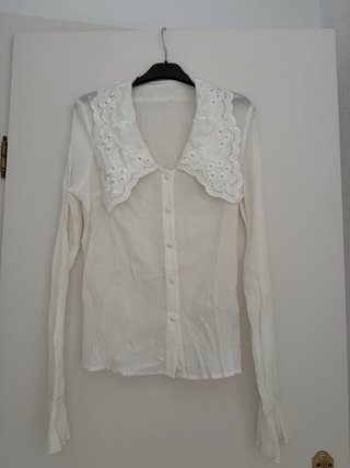 Blusa Blanca Fluida - Talla XS/S
