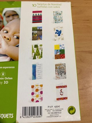 10 Tarjetas de Navidad Intermón Oxfam