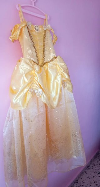 Disfraz de Princesa Bella Disney talla 7-8 años