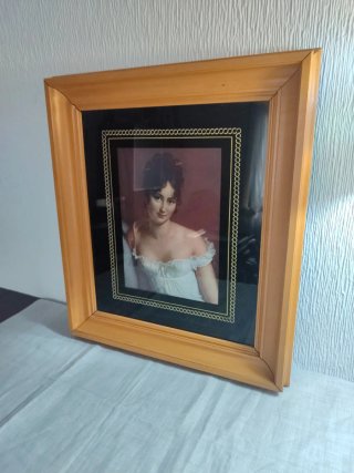 Madame Récamier Cuadro vintage ( marco )