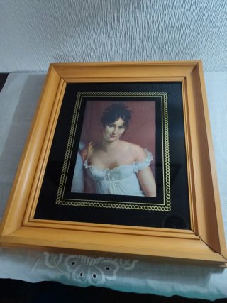 Madame Récamier Cuadro vintage ( marco )