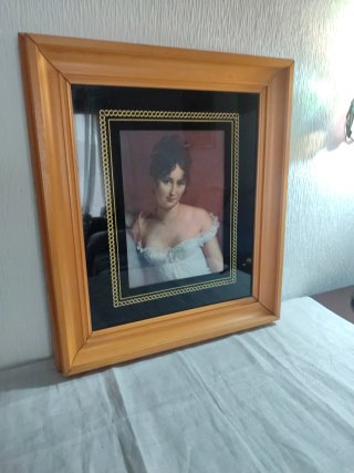 Madame Récamier Cuadro vintage ( marco )