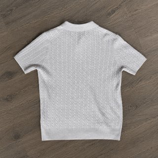 Polo Ralph Lauren Punto Trenzado Gris XL