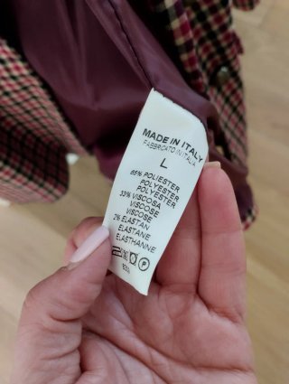 Americana de Mujer Estampada Talla L