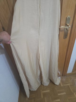 Mono largo beige Zara Talla S