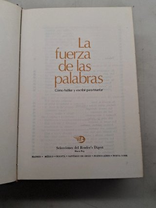LA FUERZA DE LAS PALABRAS