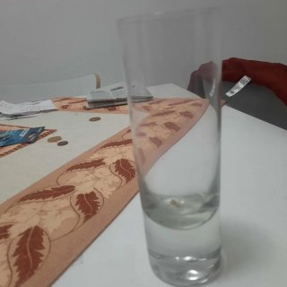 Bicchieri vintage in vetro