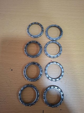 Set de 8 rodamientos de bolas