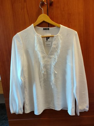 Blusa Blanca Pilar Prieto