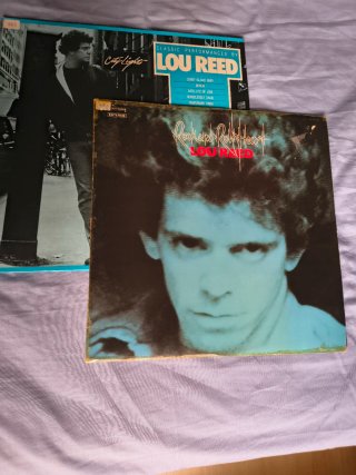 2 LPs Lou Reed: Rock and Roll Heart y City Lights