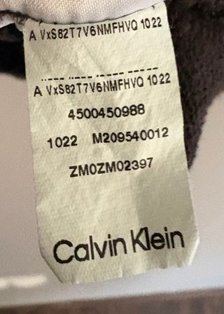 Calvin Klein Jeans Black Sweatshirt with Logo Tape