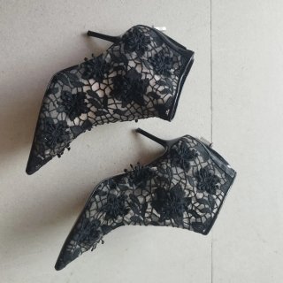 Botines de Fiesta Zara Negros Talla 40