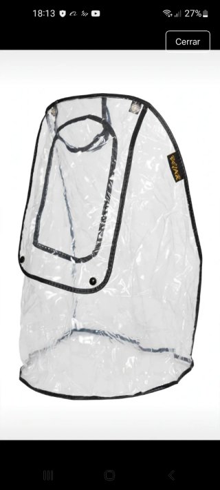 Funda impermeable para carrito de bebé