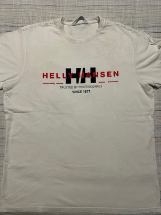 Camiseta Helly Hansen Blanca Logo HH