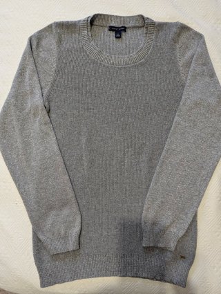 Jersey Tommy Hilfiger Gris Metalizado Talla L