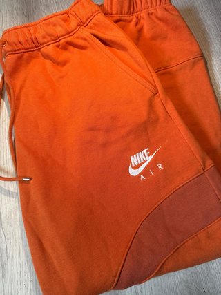 Pantalón Nike Air Mujer Talla S Naranja