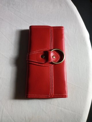 Lote 2 Carteras billeteras de piel M&M-NUEVAS.