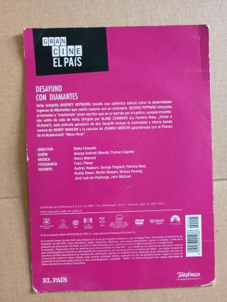 DVD Desayuno con Diamantes