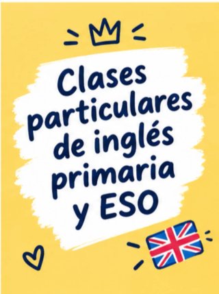 Clases inglés Primaria y ESO