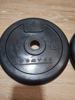 2 Discos de Goma Domyos 5kg